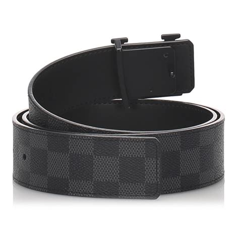 louis vuitton damier belt black